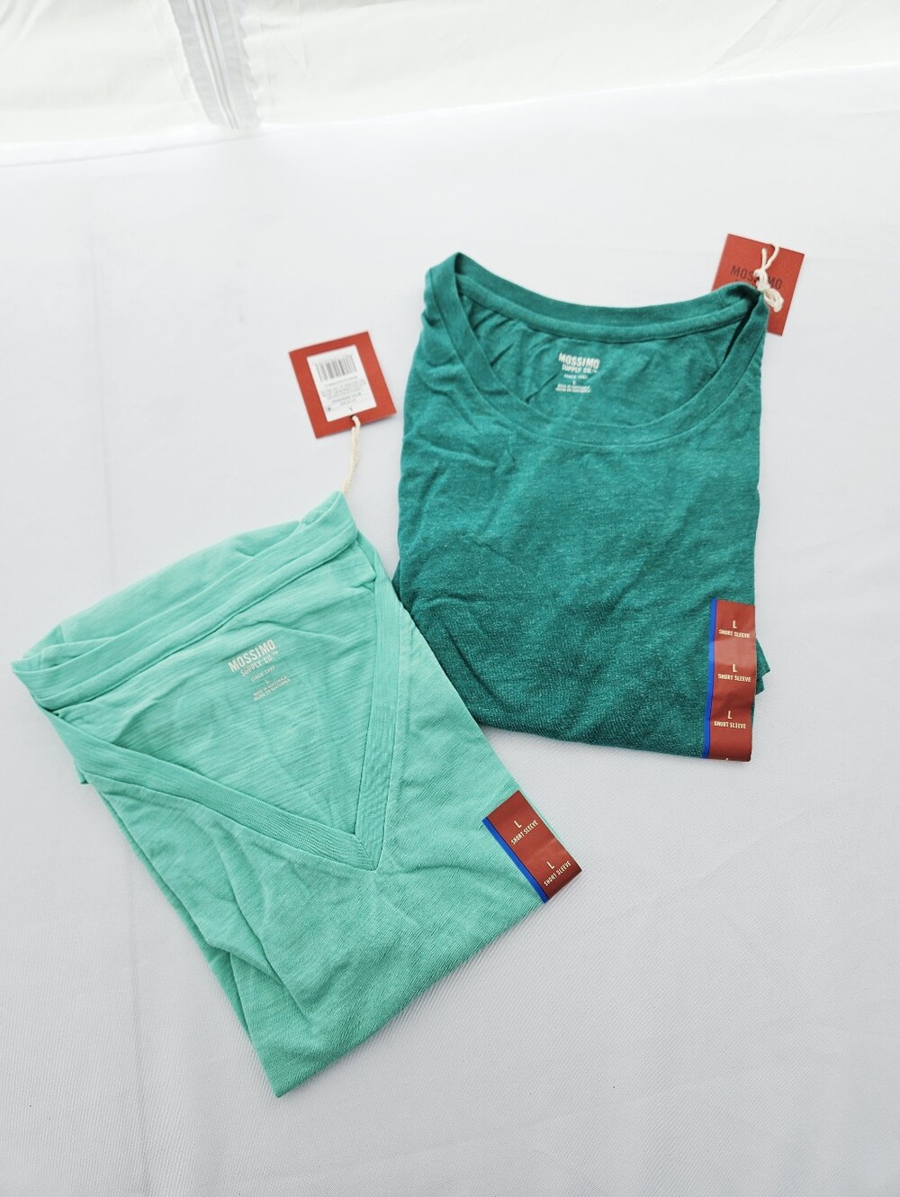 2 Mossimo Tees in Mint & Teal